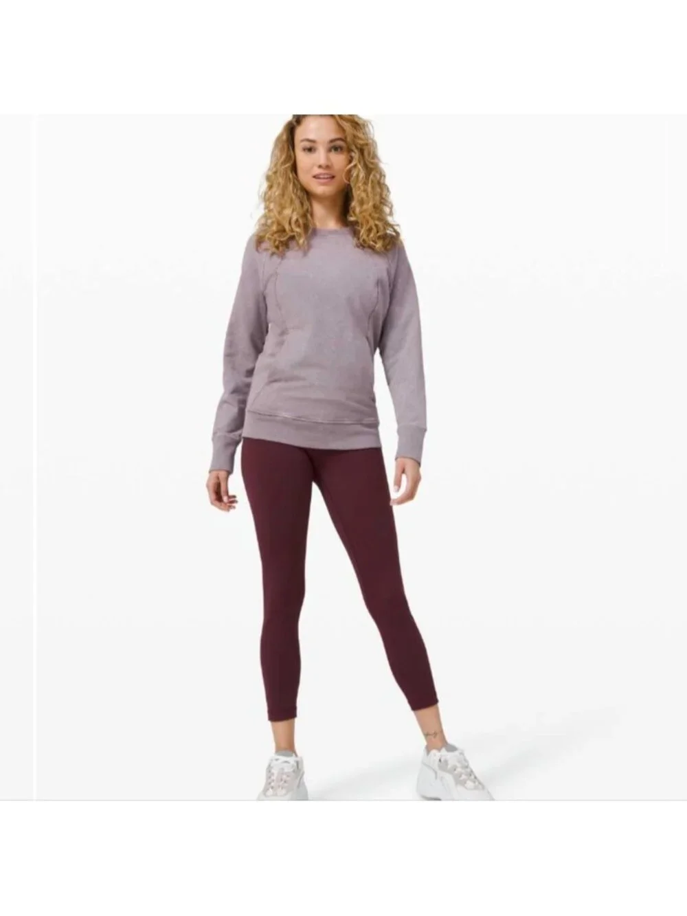 Lululemon Scuba Crew Washed Lunar Rock